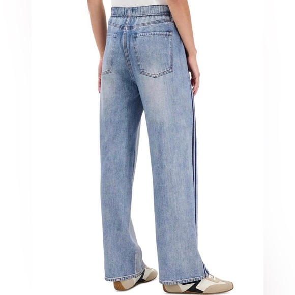 RAG & BONE Miramar Terry Wide Leg Track Pants in color CONEY Size Small - Picture 5 of 12